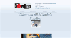 Desktop Screenshot of molndalsbowling.se